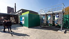 První stanice v Česku vyrábějící biometan čištěním bioplynu získaného z...