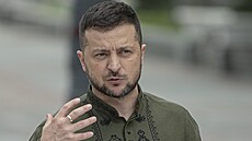 Ukrajinský prezident Volodymyr Zelenskyj (23. srpna 2022)