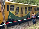 Osobní vlak u Mladjova srazil enu s díttem. (30. 8. 2022)