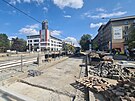 Do konce przdnin nebude hotov oprava kolejit v Koterovsk ulici v Plzni na...