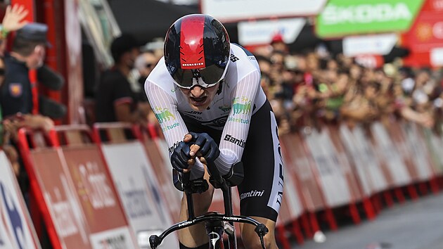 panlsk cyklista Carlos Rodrguez dojd do cle individuln asovky na Vuelt.