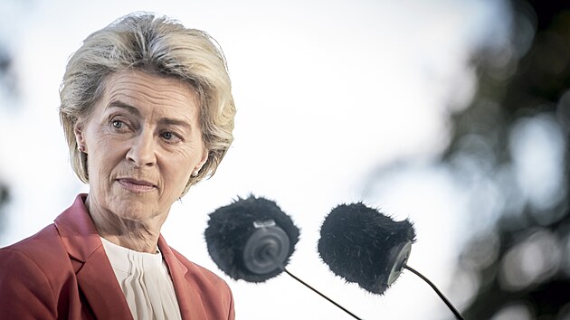 Předsedkyně Evropské komise Ursula von der Leyenová. (30. srpna 2022)