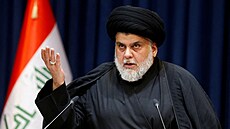 Irácký duchovní Muktada Sadr (3. srpna 2022)