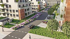 Vizualizace II etapy sídli�t� �ibeník v Olomouci