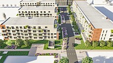 Vizualizace II etapy sídli�t� �ibeník v Olomouci