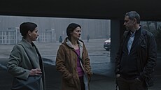 Gabriela Míová, Vita Smaeljuk a Igor Chmela ve filmu Ob (2022)
