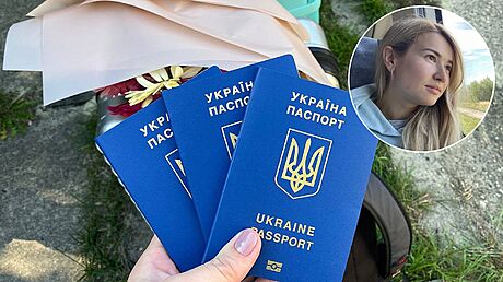 Anna Rybak jela vyídit pasy do Lvova.