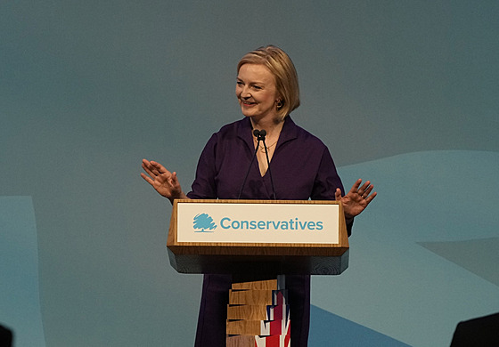 Liz Trussová hovoí na setkání Konzervativní strany v Londýn. (5. záí 2022)