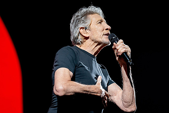 Britský zpvák Roger Waters na koncert v New Yorku. (31. srpna 2022)
