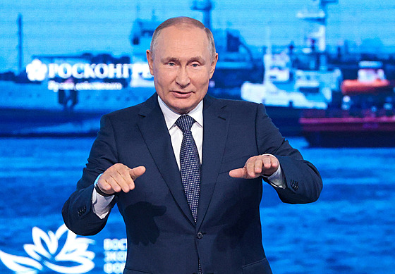 Ruský prezident Vladimir Putin (7. září 2022)