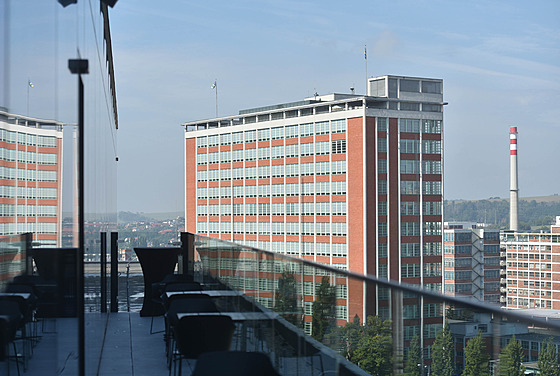 Úad Zlínského kraje sídlí v Baov mrakodrapu. (záí 2022)
