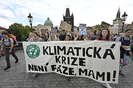 Stávka za klima, kterou uspoádalo studentské ekologické hnutí Fridays for...