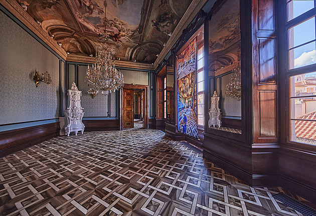Nahlédněte do Clam-Gallasova paláce, opravená barokní perla se otevře v říjnu