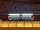 Praha pedstavila nov jednotn informan systm, kter je v metru Palmovka....