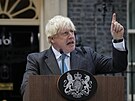 Konící britský premiér Boris Johnson se louil s Downing Street. (6. záí 2022)
