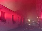 V noci na ned�li zasahovali hasi�i u po��ru sl�v�rny v Brn�-Chrlic�ch. (4. z���...