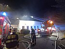 V noci na ned�li zasahovali hasi�i u po��ru sl�v�rny v Brn�-Chrlic�ch. (4. z���...