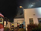 V noci na ned�li zasahovali hasi�i u po��ru sl�v�rny v Brn�-Chrlic�ch. (4. z���...