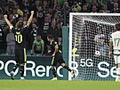 Eden Hazard z Realu Madrid pidává tetí gól do sít Celtiku.