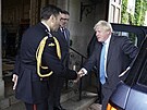 Konící britský premiér Boris Johnson dorazil na zámek Balmoral ve Skotsku, kde...