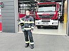 První profi hasika v esku Michaela árská. Slouit bude na nové stanici v...