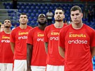 panltí basketbalisté se soustedí na zápas EuroBasketu.