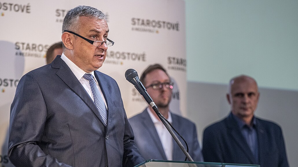 Hnutí STAN zahájilo komunální kampa. Na snímku Jozef Síkela. (6. záí 2022)