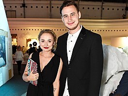 Nikola �echová a Jakub Mahdal (slavnostní zahájení akce Designblok v...