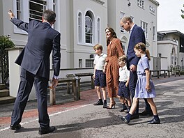 Princ George, vévodkyně Kate, princ Louis, princ William a princezna Charlotte...