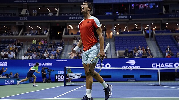 Carlos Alcaraz ve tvrtfinle US Open.