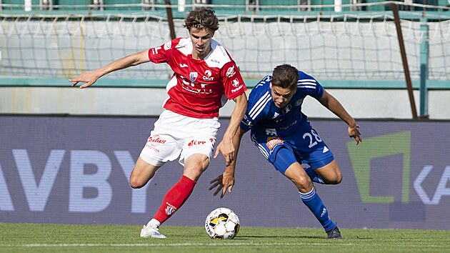 Dominik Mare z Pardubic a Ji Spil z Olomouce.