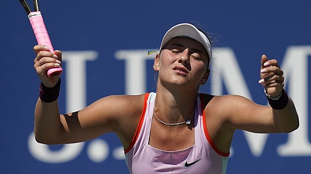 Marta Kosukov ve druhm kole US Open.