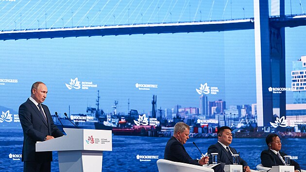 Rusk prezident Vladimir Putin na Vchodnm ekonomickm fru ve Vladivostoku (7. z 2022)