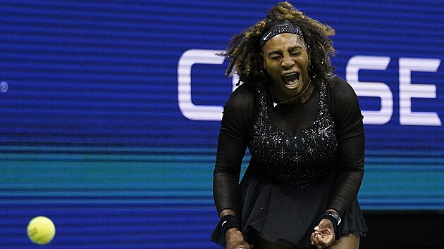 Serena Williamsová během třetího kola US Open.