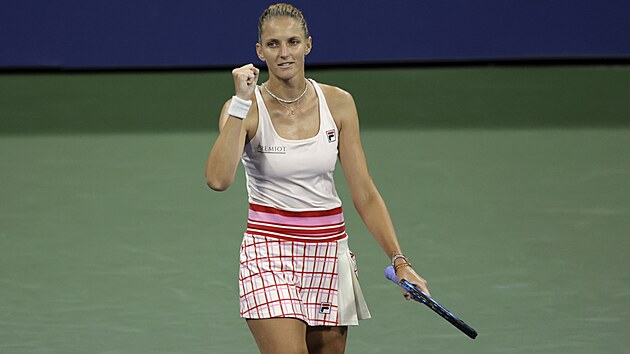 Karolna Plkov ve tetm kole US Open.