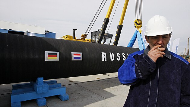 Plynovod Nord Stream 1. Stanice Portovaja. (9. dubna 2010)