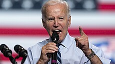 Americký prezident Joe Biden v Marylandu zahájil kampaň před listopadovými...