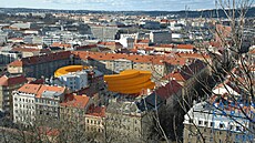 Kasárna Karlín podle architekt� sdru�ení A.D.O, uvnit� by byl ob�í lotosový...