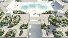 St�echy K�i�íkových pavilon� budou zelené.