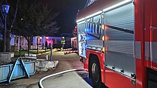 V noci na nedli zasahovali hasii u poáru slévárny v Brn-Chrlicích. (4. záí...
