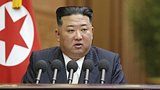 Kim ong-un na zasedání severokorejského parlamentu (8. záí 2022)