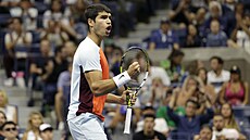 Carlos Alcaraz v osmifinále na US Open.