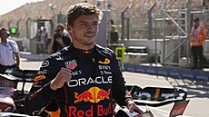 Max Verstappen zvít�zil v kvalifikaci Velké ceny Nizozemska na domácím...