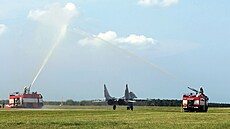 Slovenské letectvo se na konci srpna 2022 rozlouilo s MiGy-29