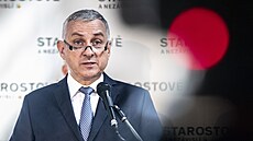 Hnutí STAN zahájilo komunální kampaň. Na snímku Jozef Síkela. (6. září 2022)