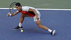 Carlos Alcaraz v druhém kole US Open.