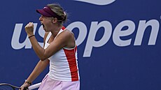 Radost Lindy Fruhvirtové v druhém kole US Open.