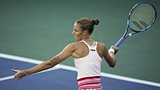 Karolína Plíková ve druhém kole US Open.
