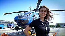 První policejní pilotka Nikola Tarasovičová (9. září 2022)