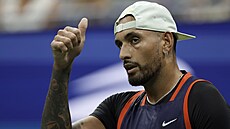 Nick Kyrgios v osmifinále US Open.